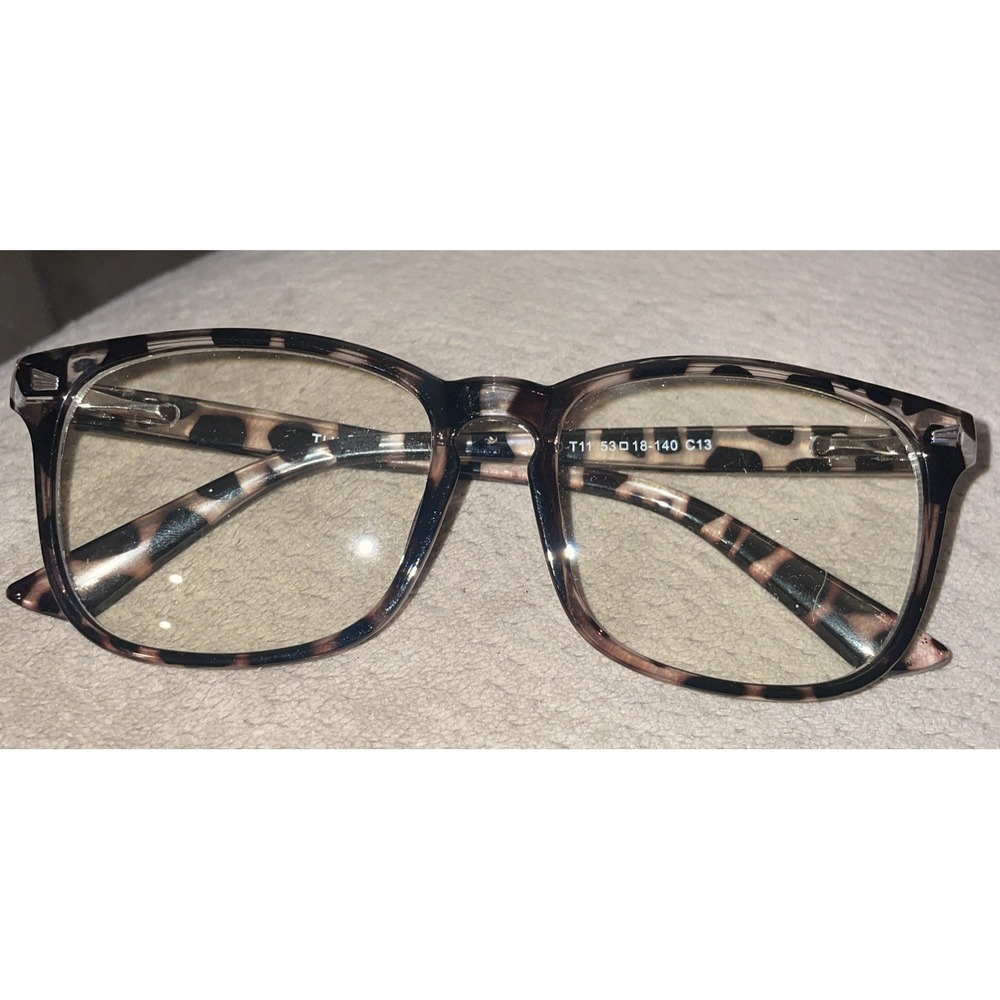 TIJN 5000 T11 Tortoise Round Eyeglass Frames 53-18-140 Retro Optical Unisex